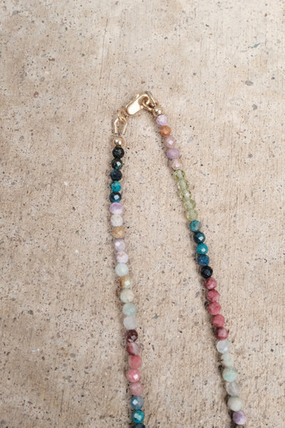 Live In Color - Gemstone Link Necklace