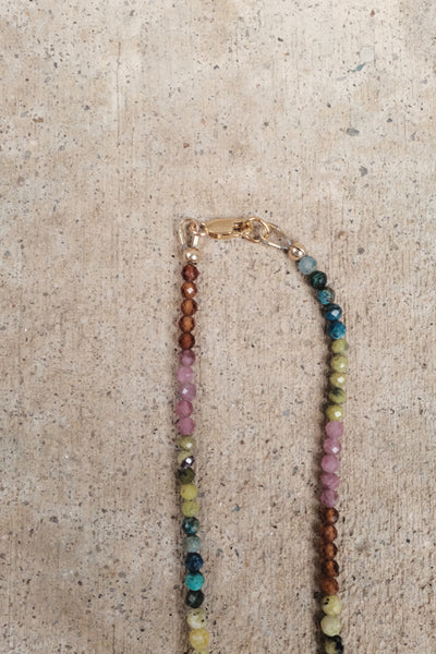 Live In Color - Gemstone Link Necklace