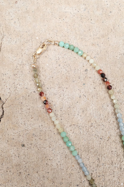 Live In Color - Gemstone Link Necklace
