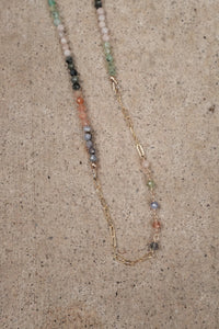 Live In Color - Gemstone Link Necklace