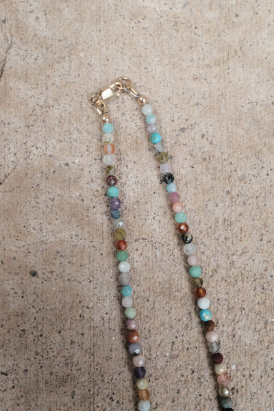 Live In Color - Gemstone Link Necklace