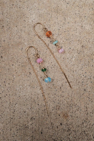 Live in Color - Opal Chain Threaders