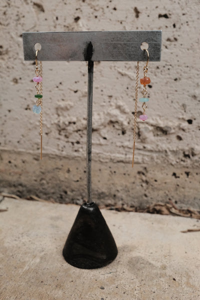 Live in Color - Opal Chain Threaders