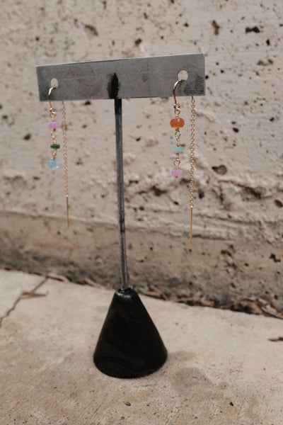 Live in Color - Opal Chain Threaders