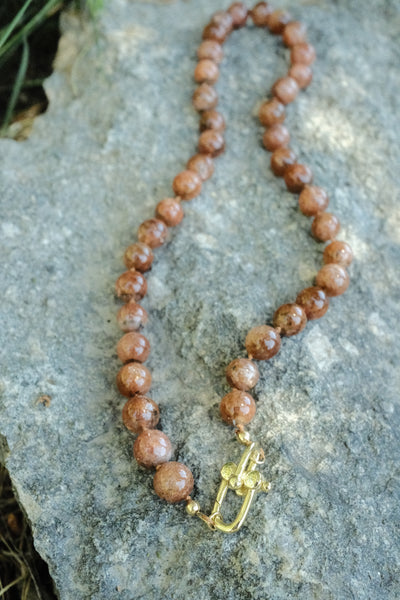The Gemmy Necklace - In Sunstone