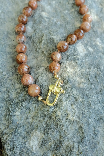 The Gemmy Necklace - In Sunstone